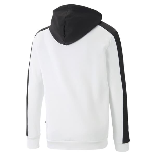 Puma Ess Block X Tape Tröja Med Huva Vit,Svart 2XL Man