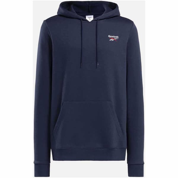 Reebok Identity Small Logo Tröja Med Huva Blå M Man