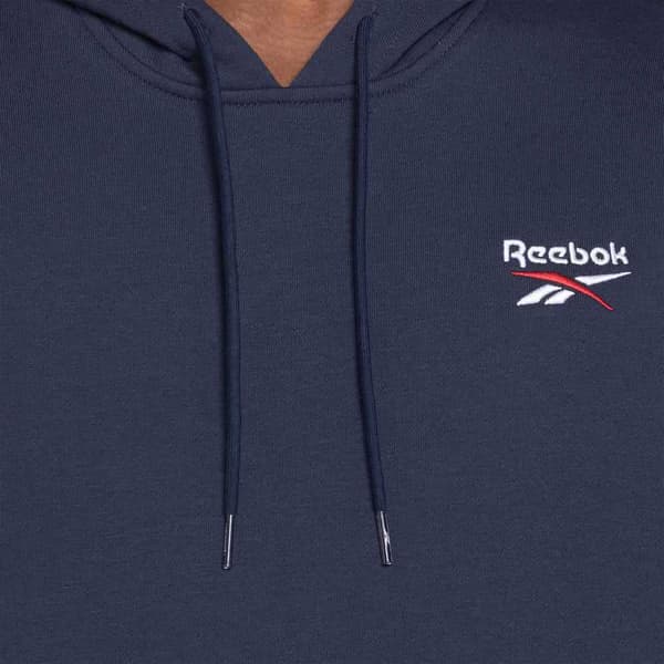 Reebok Identity Small Logo Tröja Med Huva Blå M Man