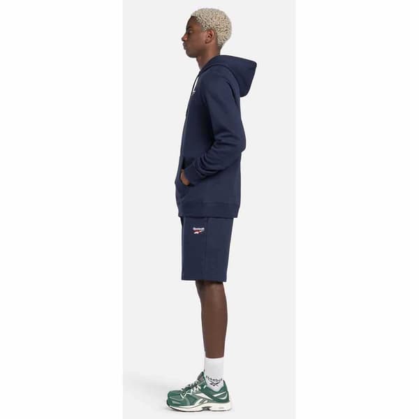 Reebok Identity Small Logo Tröja Med Huva Blå M Man