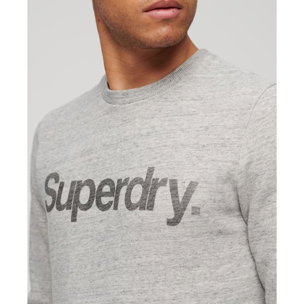 Superdry Core Logo City Loose Tröja Grå XL Man
