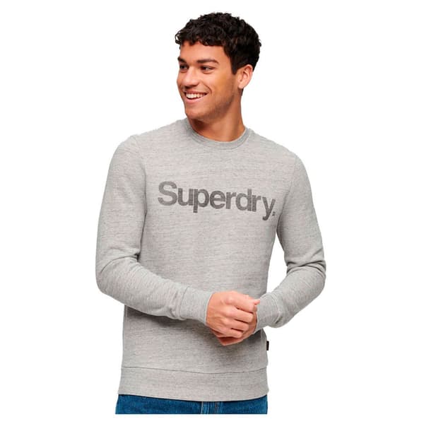Superdry Core Logo City Loose Tröja Grå XL Man