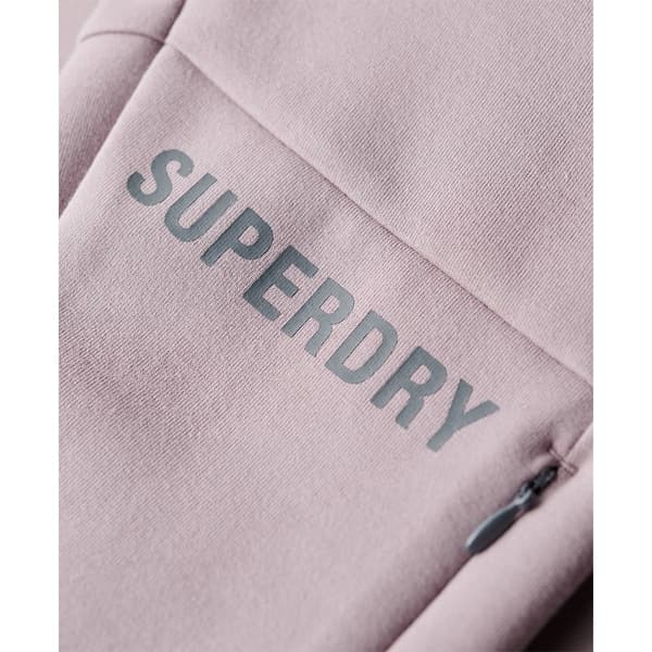 Superdry Sport Tech Relaxed Kokovetoketjullinen Collegepaita Pinkki S Nainen