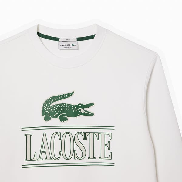 Lacoste Sh1228 Tröja Vit M Man