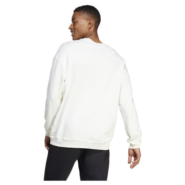 Adidas Brand Love French Terry Sweatshirt Hvid S / Regular Mand