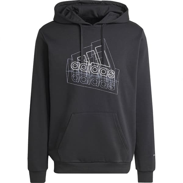 Adidas Tech Graphic Tröja Med Huva Svart S / Regular Man