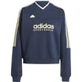 Pikkukuva 3 / 6: Adidas Tiro Cut 3 Stripes Fleece Huppari Sininen L / Regular Nainen