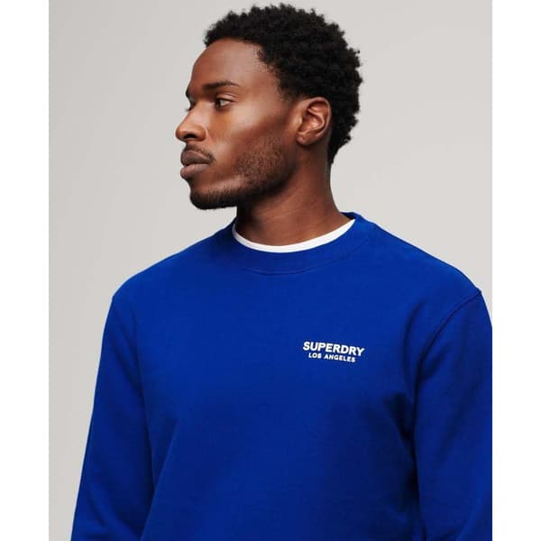 Superdry Luxury Sport Loose Fit Tröja Blå XL Man