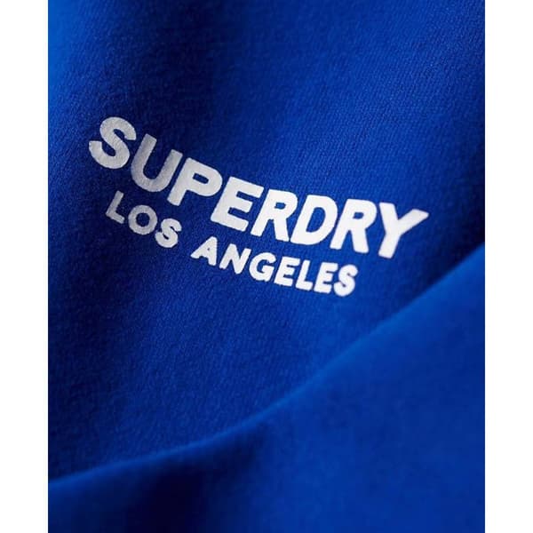 Superdry Luxury Sport Loose Fit Tröja Blå XL Man