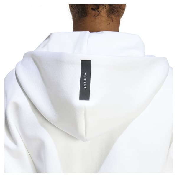 Adidas Z.n.e Sweatshirt Med Dragkedja Vit S / Regular Kvinna