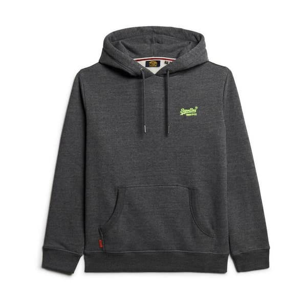 Superdry Essential Logo Huvtröja Grå S Man