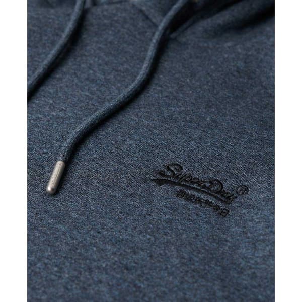 Superdry Essential Logo Huvtröja Blå S Man