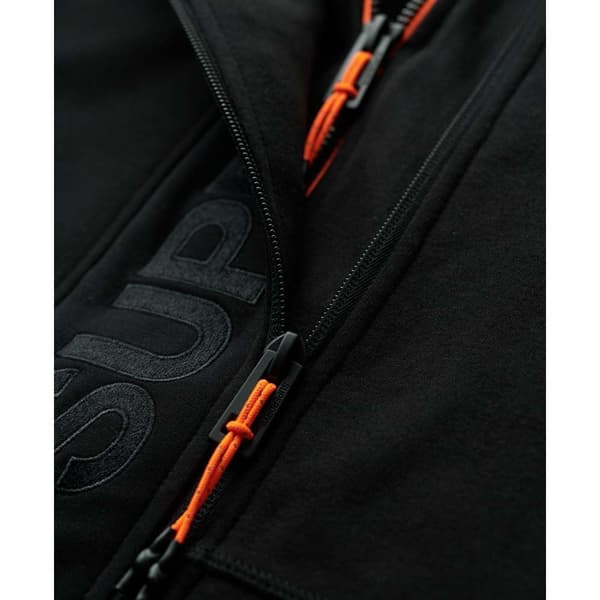 Superdry Tech Logo Sweatshirt Med Dragkedja Svart M Man