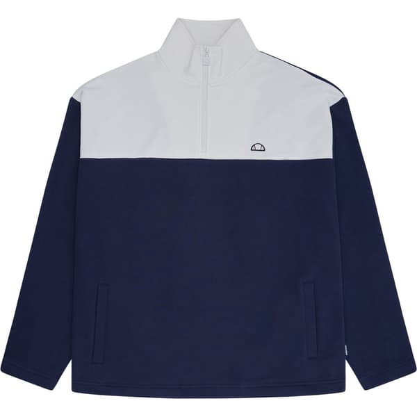 Ellesse Ineralo Halv Lynlås Sweatshirt Blå M Mand