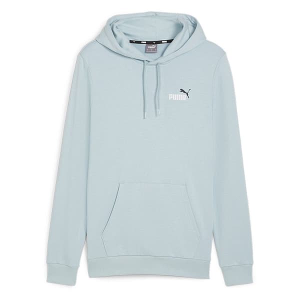 Puma Ess+ 2 Col Small Logo Tröja Med Huva Blå M Man