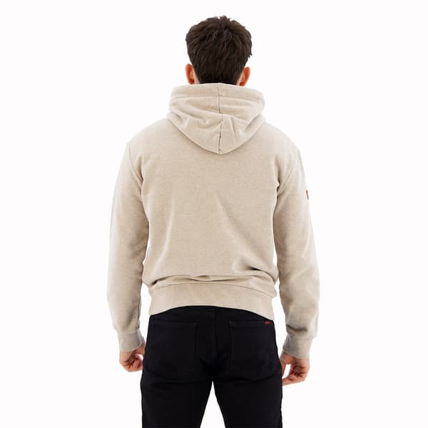 Superdry Workwear Flock Graphic Tröja Med Huva Beige L Man