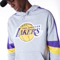 Miniatyrbillede 9 af 9: New Era Colour Block Los Angeles Lakers Hættetrøje Grå L Mand