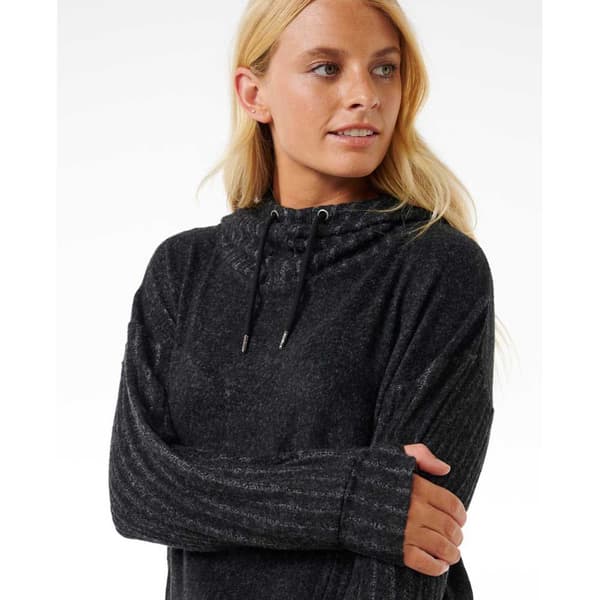 Rip Curl Cosy Hættetrøje Sort L Kvinde