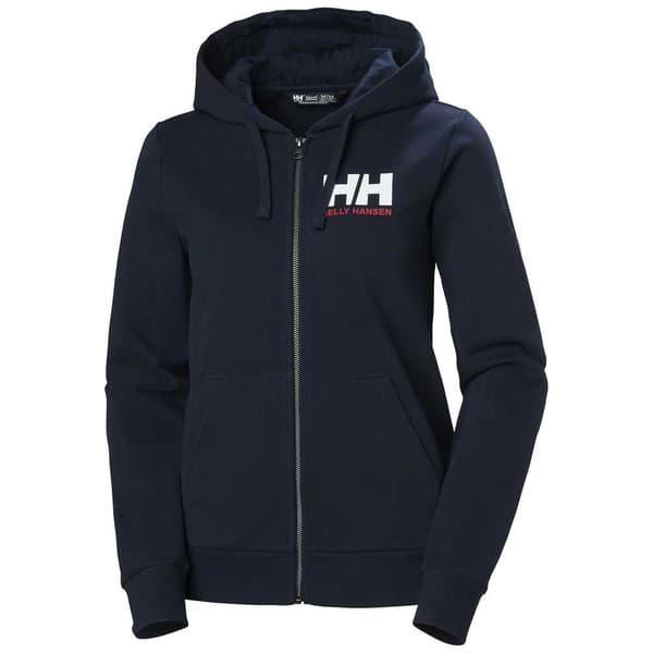 Helly Hansen Logo Full Zip 2.0 Sweatshirt Med Dragkedja Blå S Kvinna