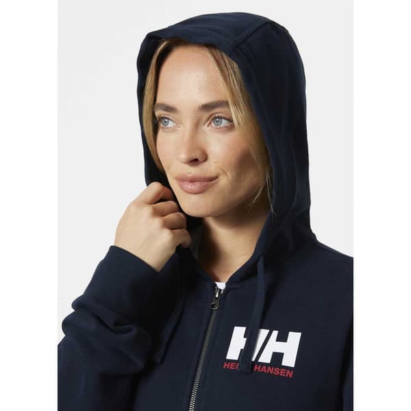 Helly Hansen Logo Full Zip 2.0 Sweatshirt Med Dragkedja Blå S Kvinna