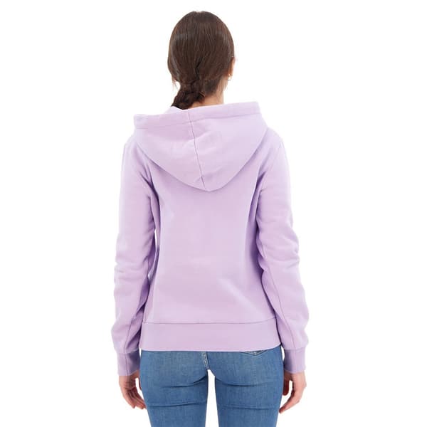 Superdry Metallic Venue Logo Tröja Med Huva Lila XL Kvinna