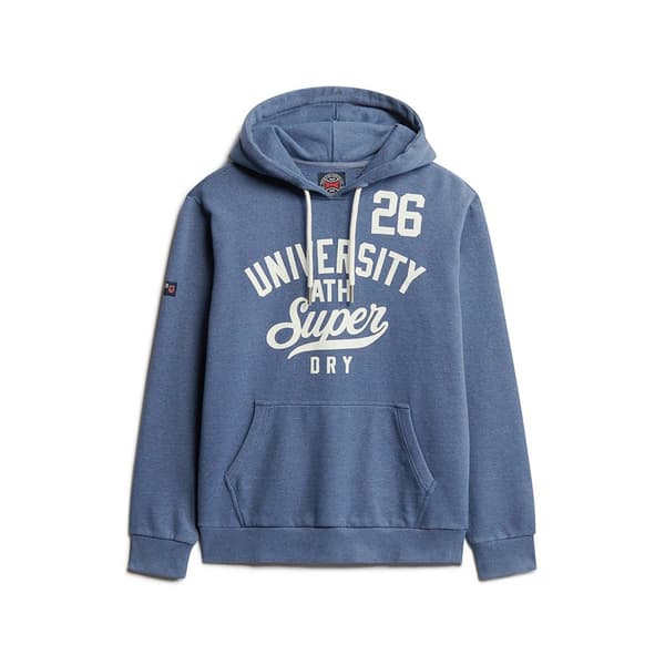 Superdry Track & Field Ath Graphic Tröja Med Huva Blå 2XL Man