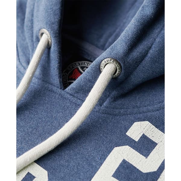 Superdry Track & Field Ath Graphic Tröja Med Huva Blå 2XL Man