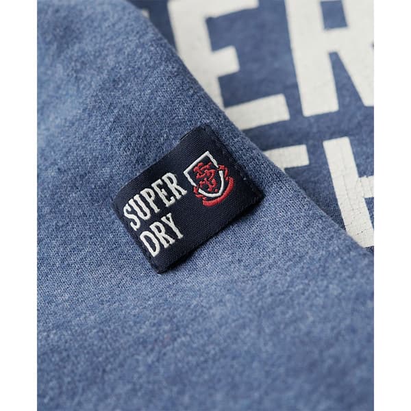 Superdry Track & Field Ath Graphic Tröja Med Huva Blå 2XL Man