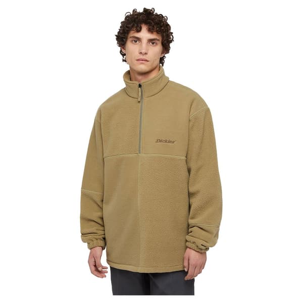 Dickies Pinesdale Collegepaita Puolivetoketjulla Vihreä,Ruskea M Mies