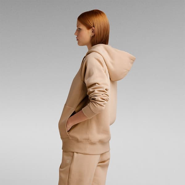 G-star Premium Core 20 Hættetrøje Beige L Kvinde