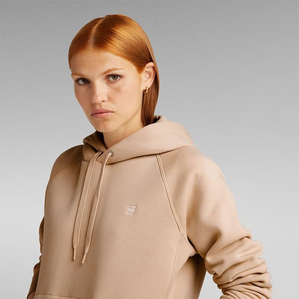 G-star Premium Core 20 Hættetrøje Beige L Kvinde
