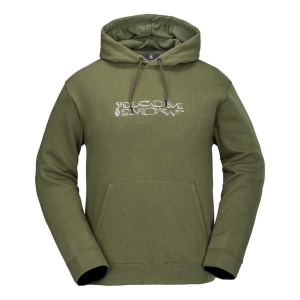 Volcom Essential Tröja Med Huva Grönt M Man