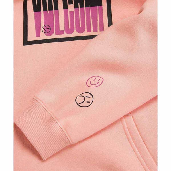 Volcom Essential Tröja Med Huva Rosa S Kvinna
