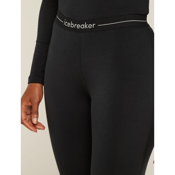 Icebreaker Merino Core Heavyweight Leggings Sort M Kvinde