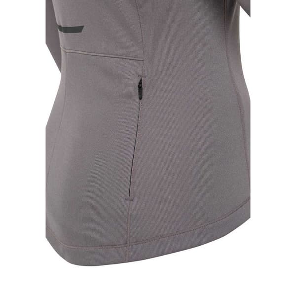Jack Wolfskin Bike Commute Halv Lynlås Sweatshirt Grå XL Kvinde