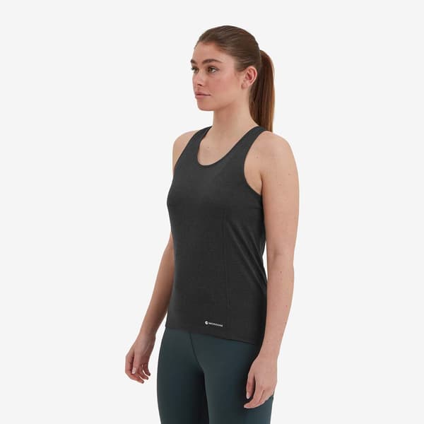 Montane Dart Built-in Bra Medium Support ärmlös T-shirt Svart XL Kvinna