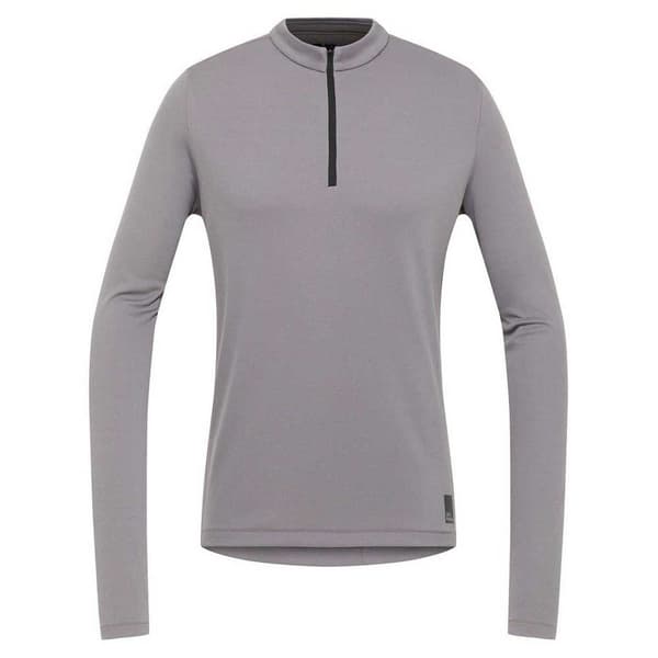 Jack Wolfskin Bike Commute Halv Lynlås Sweatshirt Grå M Mand