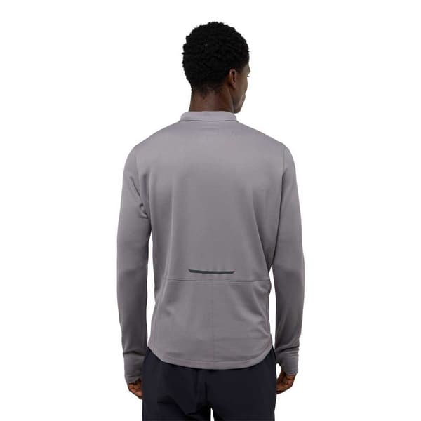 Jack Wolfskin Bike Commute Halv Lynlås Sweatshirt Grå M Mand