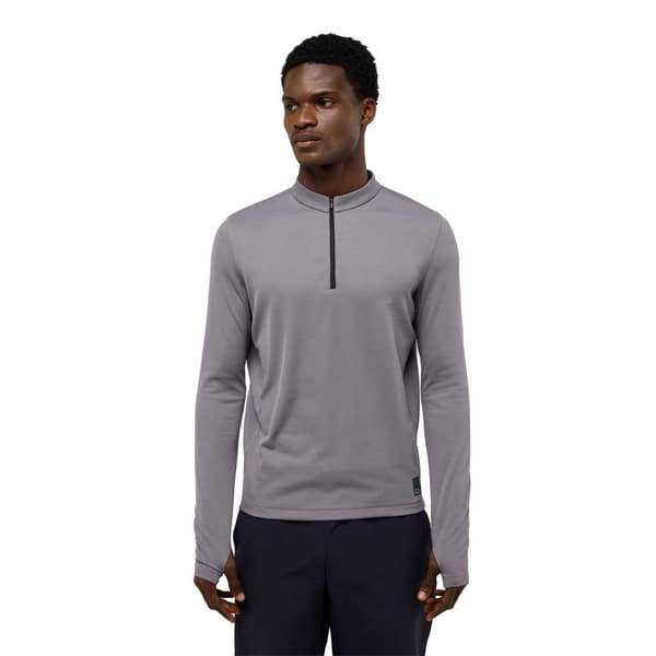 Jack Wolfskin Bike Commute Halv Lynlås Sweatshirt Grå M Mand