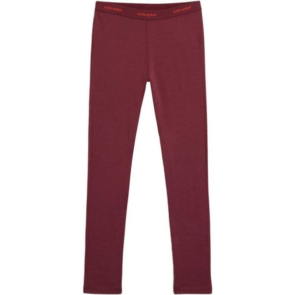 Icebreaker Merino 260 Tech Leggingsit Punainen 12 Years