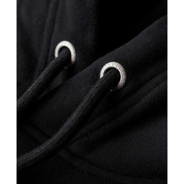 Superdry Core Logo Fade Loose Huvtröja Svart S Man