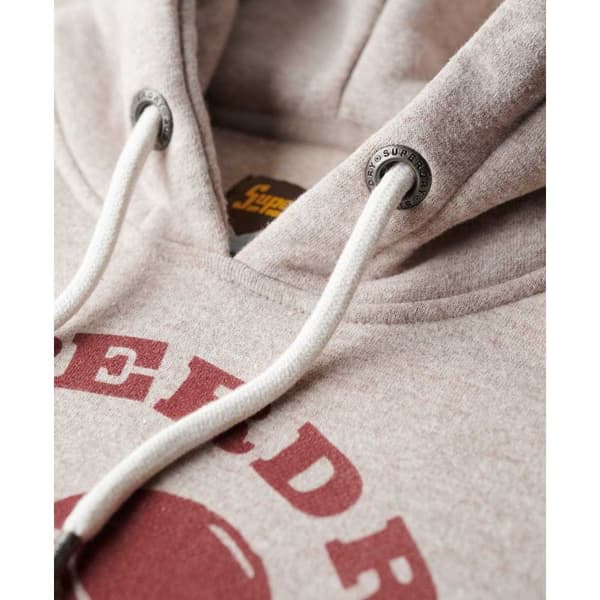 Superdry Lo-fi Outdoor Graphic Huvtröja Beige M Man