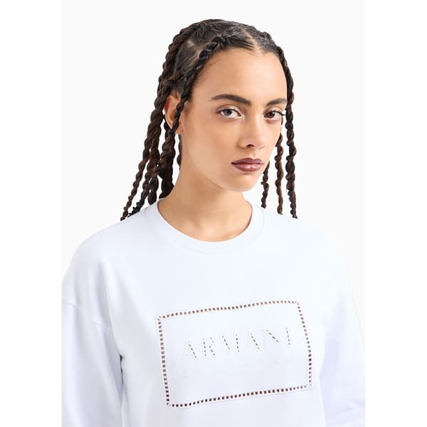Armani Exchange 3dym71 Huppari Valkoinen L Nainen