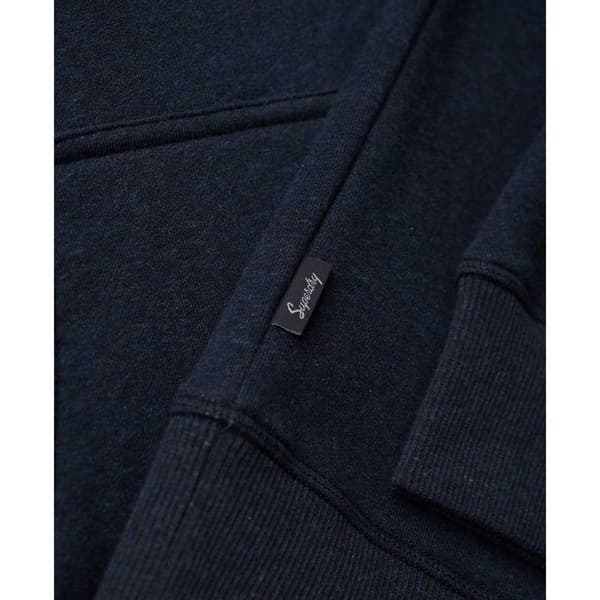 Superdry Embossed Vintage Logo Tröja Med Huva Blå S Man