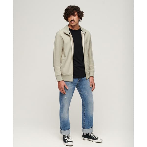 Superdry Essential Logo Track Ub Sweatshirt Med Dragkedja Beige S Man