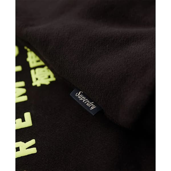 Superdry Neon Vl Ub Tröja Med Huva Grönt S Man
