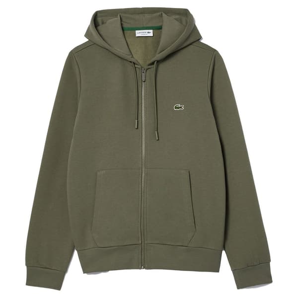 Lacoste Sh9626 Sweatshirt Med Dragkedja Grönt 5 Man