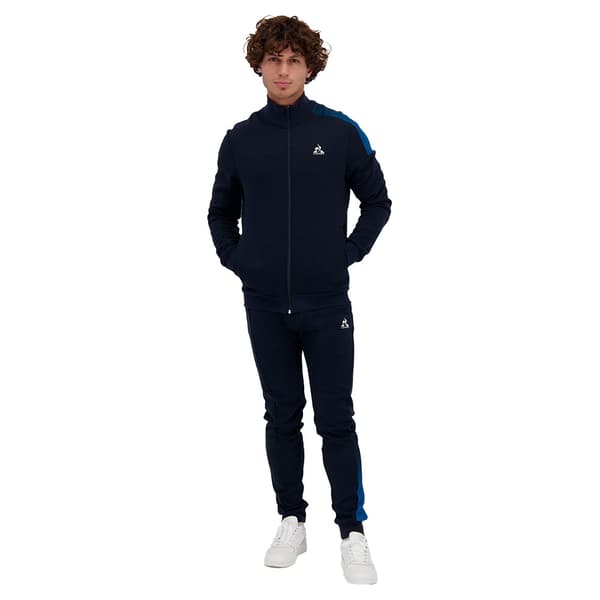 Le Coq Sportif Heritage N°1 Kokovetoketjullinen Collegepaita Sininen M Mies