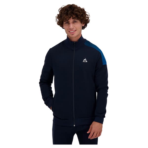 Le Coq Sportif Heritage N°1 Kokovetoketjullinen Collegepaita Sininen M Mies