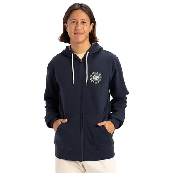 Quiksilver Circle Back Sweatshirt Med Lynlås Blå L Mand
